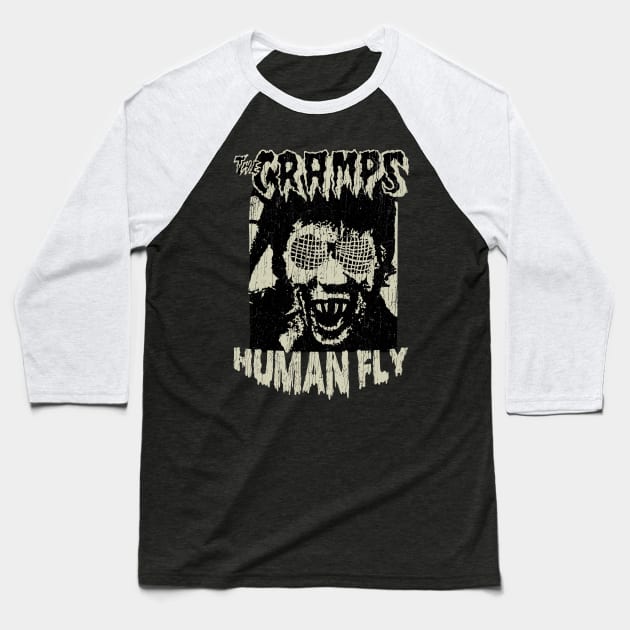 Human Fly Baseball T-Shirt by DESIPRAMUKA